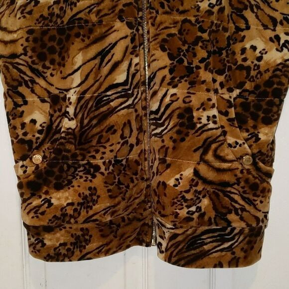 Jones of New York  Signature animal print vest - Picture 2 of 4